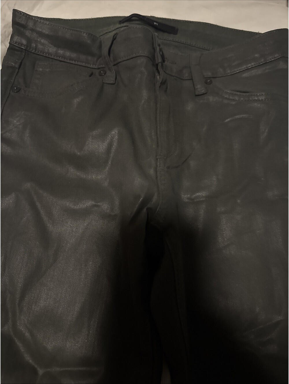 Joe’s Jeans Dark Grey Coated Jeans Size 26